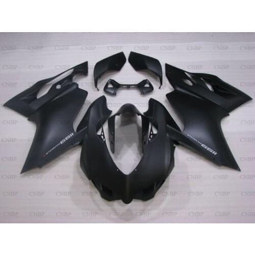 889 2012 - 2014 Full Body Kits for DUCATI 1199 2013 Body Kits 889 13 14 Matter Black Fairing Kits