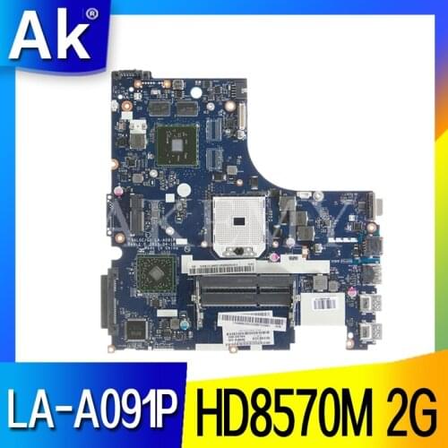 Akemy VALGC/GD LA-A091P Motherboard For Lenovo G505S Z505 Laotop Mainboard with HD 8450G HD 8570M 2G