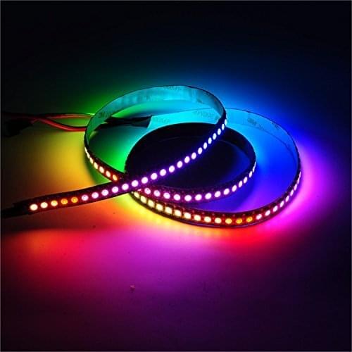20 X 1m White PCB 144 Pixels/M WS2811 IC 5050 RGB WS2812B Chip DC5V Digital LED Dream Color Strip Light