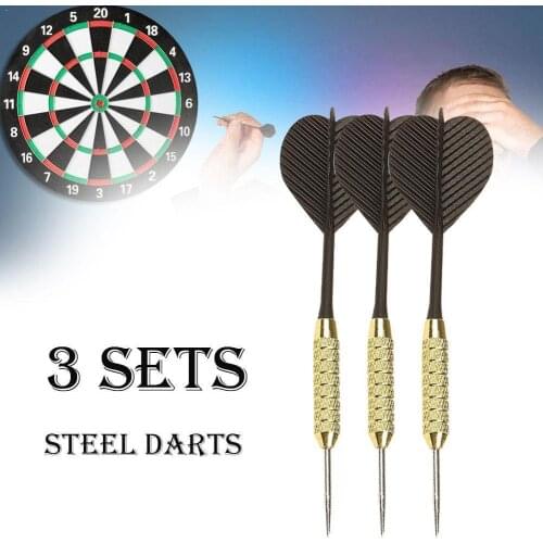 3 Pcs/Sets of Darts Professional High Quality Steel Dart Shafts Flights Aluminium Tip Dart With Nice W1V1