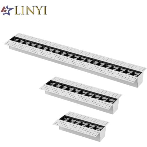 Commercial Lighting Borderless Embedded Lamp LED COB Bar Downlight 5W 10W 15W Ceiling Spotlight Lamp AC 110V 220V Beam Angle 30