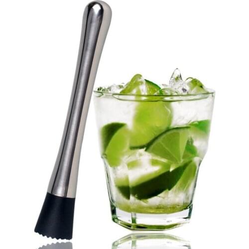 Lemon Metal Masher Stir Bar Bartenders Tools Cocktail Muddler,Swizzle Sticks,Broken Popsicle Sticks,Lemon Citrus Crushing Hammer