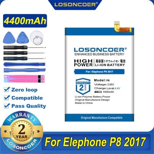 LOSONCOER Elephone P8 Phone Batteries China