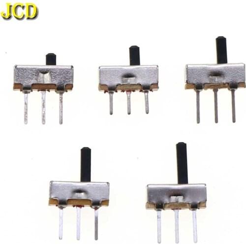 50PCS SS12D00 G2 G3 G4 G5 G6 Interruptor ON-OFF Mini Slide Switch 3Pin 1P2T 2 Position Toggle Switch Handle Length: 2MM ~ 6MM