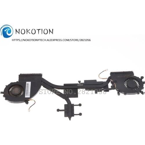 NOKOTION DA0ZQKMB8E0 Radiator For ACER Aspire V5-572 V5-572G Laptop CPU GPU Cooling System Heatsink Fan