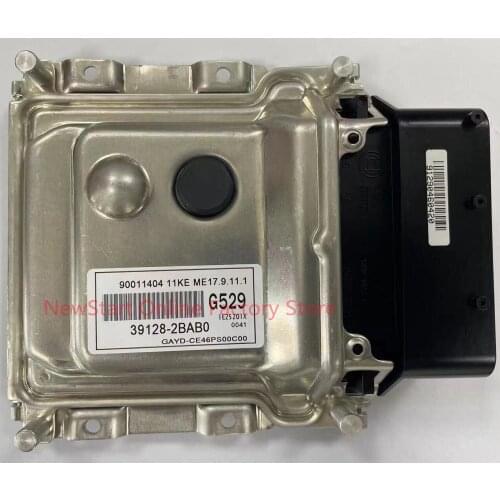 NEW Car Engine Computer Board ECU Electronic Control Unit 39128-2BAB0 G529, 39128-2BAB1 G530 fit for KIA-ME17.9.11.1