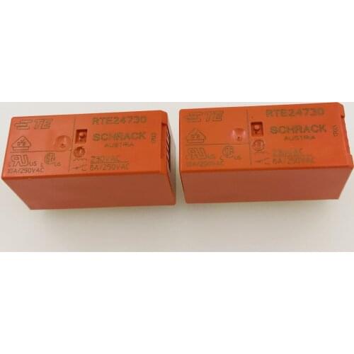 Original RTE24730 8pin 8A 250VAC relays
