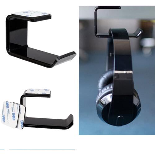 Durable Headphone Holder Headphone Hook Phone / Tablet Stand Wall Mount Headphone Hook Accessories L-Type Headphone Hook