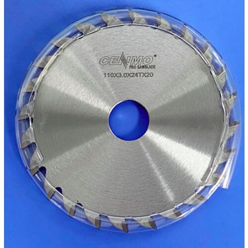 Free shipping of 110mm*4.0-6.0mm*24Z TCT TP teeth profile scoring blade for scoring hard wood/Aluminum plate/soft metal profile