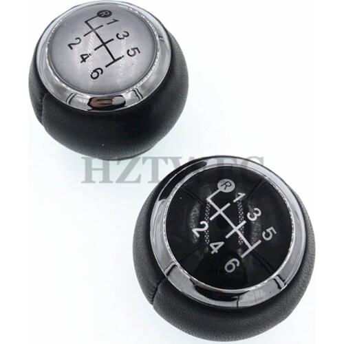 High Quality Black Silver 6 Speed Car Manual Gear Stick Shift Knob Shifter For Toyota Corolla Verso Yaris RAV4 AURIS 2007-2013