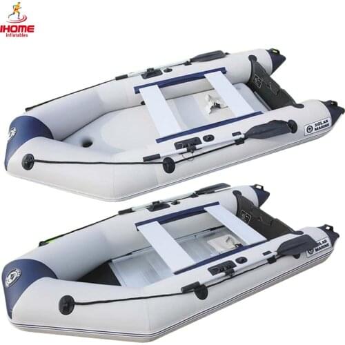Fishing boat rowing boat with aluminum floor PVC Inflatable Fishing Boat for Sale drop shipping