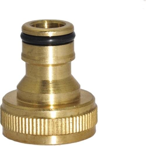 1pc 1/2" and 3/4" Female Thread Brass Copper Quick Connectors joints Home Garden Watering Accessories Car Washing Pipe Fittings