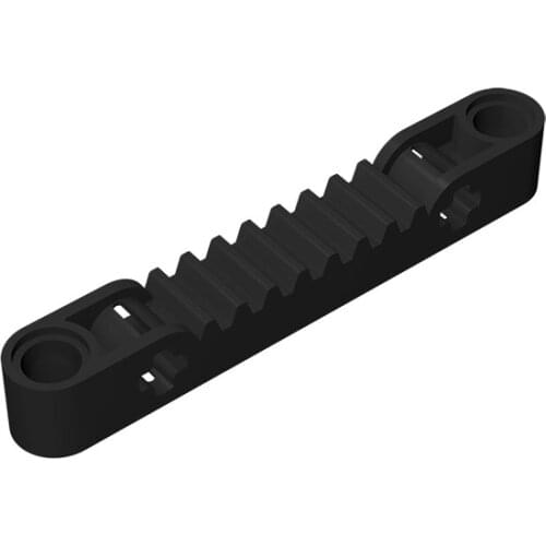 Building Blocks 10PCS/lot Gear Rack 1x7 with Axle and Pin Holes Technical Part 87761 Accessorie Compatible with Lego Toy Diy