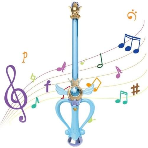 LED Wand Electric Flash Music Magical Wand Kids Toy glow in the dark Party Pretend Play Gift For children Antistress girls toys