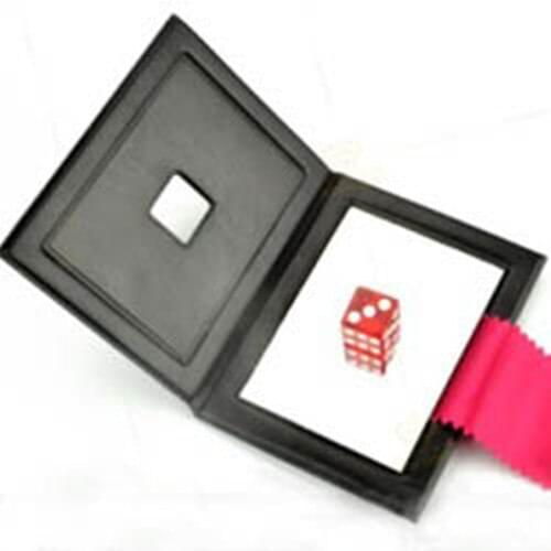 Dice Thru Mirror Stage Magic Tricks Close Up Illusions Gimmick Props Mentalism Funny Solid Through Solid Magic Porps Magician