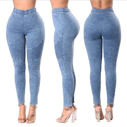 Woman mom jeans pants boyfriend jeans for women with high waist push up large size ladies jeans denim high stretch hip jeans wom