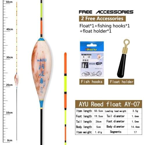 Reed Fishing Floats Shallow Water Bobber Fresh Water High Quality Fishing Boya Vertical Buoy Carp Fish Tools Tackle Accessories
