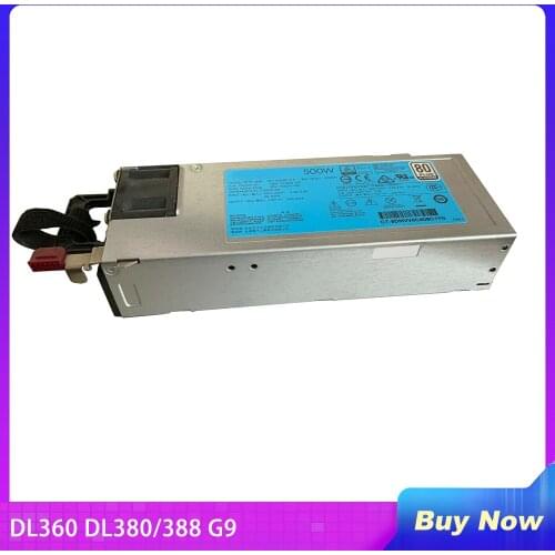 100% test for power supply for DL360 DL380/388 G9 500W 723595-101 DPS-500AB-13 A Work Good