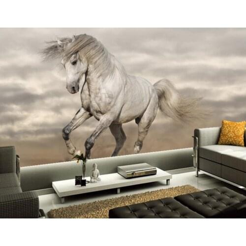 3d custom wallpaper,Horses Sand Animals murals,hotel dining room tv sofa wall children bedroom photo 3d papel de parede