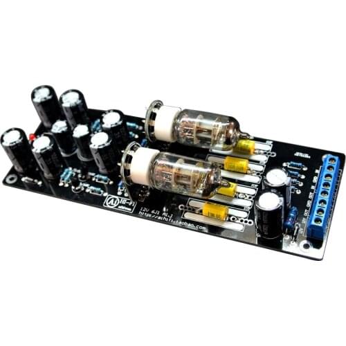 AC12V 500mA Musical Fidelity 6j1 6AK5 Tube Pre-amp Pre Amplifier Board For VCD CD DVD Digital Audio Power Amplifier