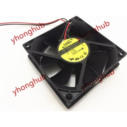 ADDA AD0824MB-A70GL DC 24V 0.10A 80X80X25mm 2-wire Server Cooling Fan