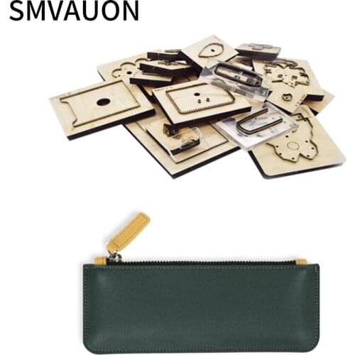 Diy Pencil Case Leather Bag Wood Die-cut Bookmark 2020 New Card Bag Steel Die-Leather Suitable For Die-Cutting Machine
