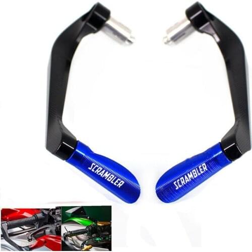For DUCATI Scrambler 800 400 Handlebar Grips Guard Brake Clutch Levers Guard Protector Universal Motorcycle Accessories