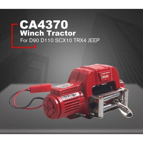 Electric Winch Electric Capstan 1/10 Simulation Parts Climbing Model Metal Winch Tractor For D90 D110 SCX10 TRX4 JEEP