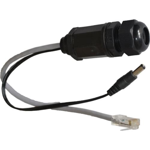 IP67 M20 Ethernet LAN RJ45 Waterproof Connector Twisted-Pair Cable 2.1*5.5mm DC CABLE