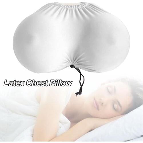 Latex Chest Pillow U Pillow High Quality Memory Foam Ergonomic Amazing Breast Pillow Cushion Decorative Pillowcase