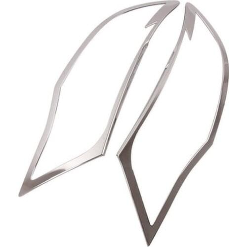 Car Front Headlight Lamp Covers Bumper Trim Frame Decorate Accessories for Geely Boyue