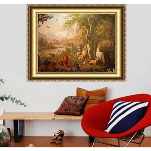 NEW DIY 3D Diamond Painting Hand Embroidery Cross Stitch Crystal Craft Creative Gift Nautical Decor Person Animal River Tree Zoo