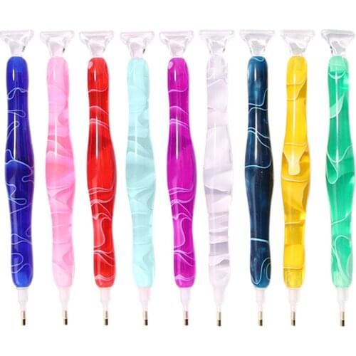 Resin Point Drill Pen 5D Diamond Painting Pen Tool Cross Stitch DIY Crafts Handmade Diamond Embroidery Mosaic Sewing Accessories