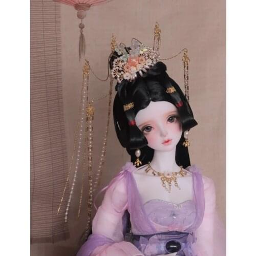 1/6 1/4 1/3 scale BJD Doll Wig Ancient Costume Fairy Long Hair Vintage Wigs for BJD/SD YOSD MSD SD13 Doll Accessories C0359