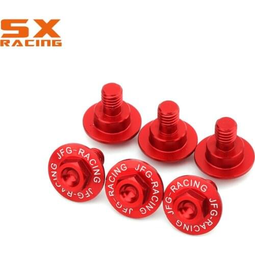 CNC Mud Guards Damping Fork Guard Bolt Screw For HONDA CR125R CR250R 97-07 CRF250R CRF250X 04-17 CRF450R 02-20 CRF450RX CRF450X