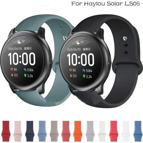 Silicone Strap For Xiaomi IMILAB KW66 Smart Watch Band Sport Bracelet For Haylou Solar LS05/RT LS05S/LS02 Realme Watch 2 Pro S