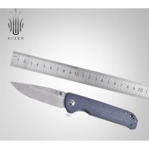 Kizer folding knife V4543N1/N2 justice 2020 new camping knife G10 handle with N690 steel blade knife