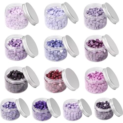 200Pcs Seal Stamp Wax Colorful Beads Wax Seal Stamps for Envelope Documents Wedding Birthday Party Invitation Sealing Wax