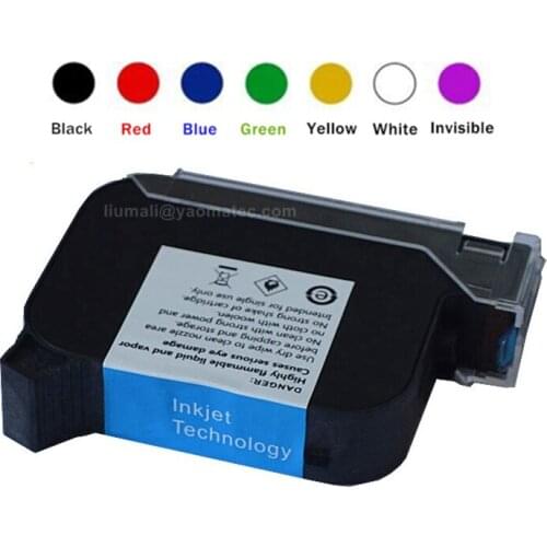 WK42A Handheld Printer Ink Cartridge Fast Dry Eco Solvent 600DPI Print Height 12.7mm Inkjet Printer Colorful Ink Cartridge