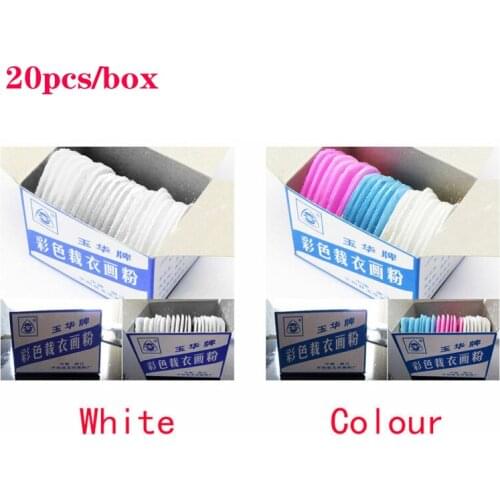 20pcs/box Colorful Erasable Fabric tailors chalk Fabric Patchwork Marker Clothing Pattern Sewing Tool Needlework Accessories