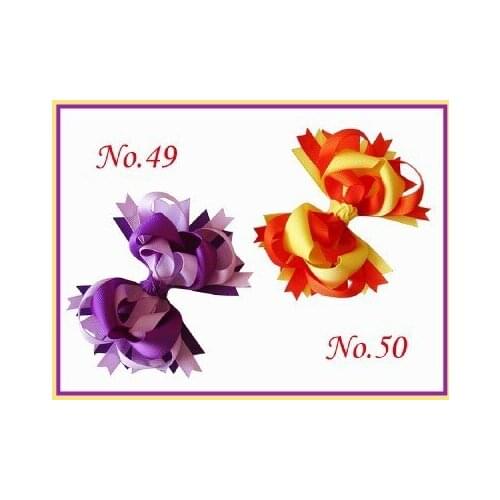 50 PCS FASHION BLESSING Girl 4-4.5" Boutique Funky Hair Bow 92 Styles clip