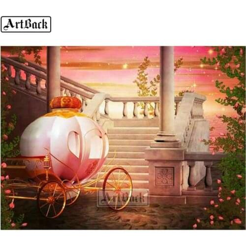 5d diy diamond painting landscape icon full square rhinestone 3d diamond mosaic hand diamond embroidery sticker