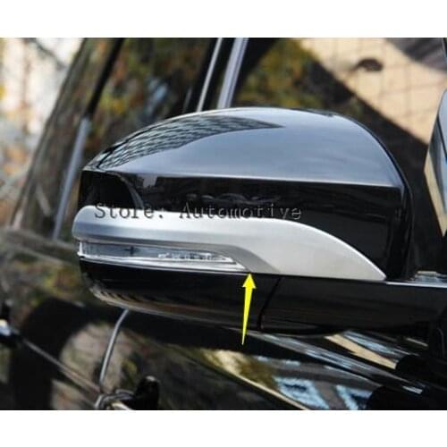 Accessories For RANGE ROVER Sport 2014 2015 ABS Side Rearview Mirror Molding Rubbing Strip Cover Trim