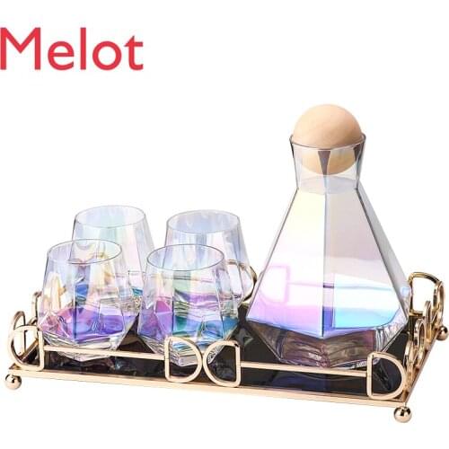 Whisky Glass Nordic Beer Glass Wine Set Household Red Wine Glass Soberer Drinking Glass Gifts From Elders Durable Delicate