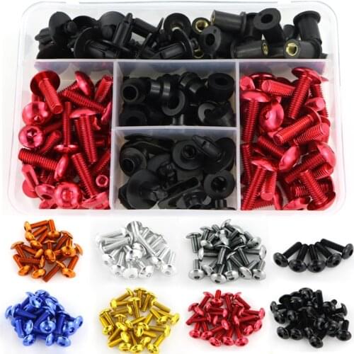 Fit For Honda CBR600 F3 F4 F4I CBR600 RR M5 M6 Motorcycle Complete Fairing Bolts Kit Speed Nuts Faring Clips Windshield Screws