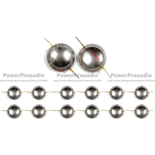 12pcs/lot 44.4mm 44.5mm core titanium speaker coil loudspeaker coil repair speaker accessory 1.75