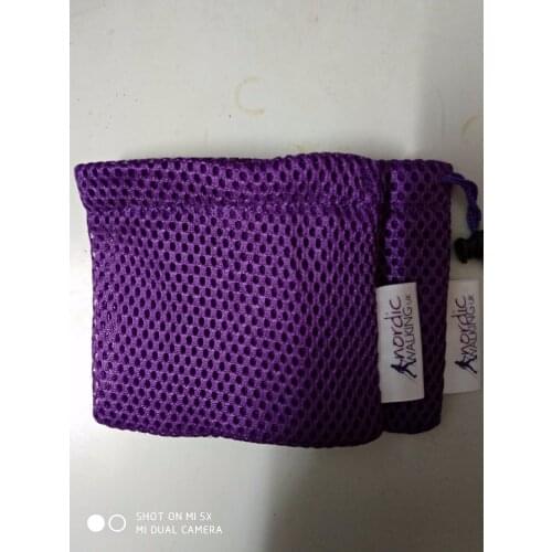 100pcs CBRL shipping mesh drawstring pouches jewelry bags 9*9cm mesh gift pouches with 2 color prrinting label and DHL shipping