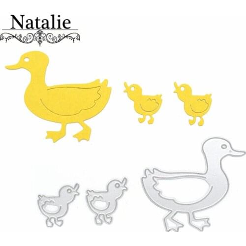 3pcs/set Duck Metal Cutting Dies For Scrapbooking Stencils DIY Album Cards Decoration Embossing Folder Die Cuts Template Mold