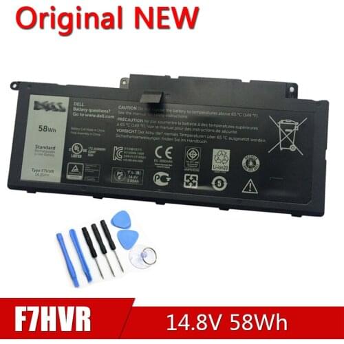 F7HVR NEW Original Laptop Battery For Dell Inspiron 15 7000 Series 7537 17 7737 14.8V 58Wh 062VNH G4YJM T2T3J