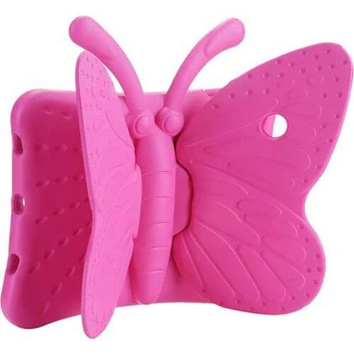 Hot EVA Shockproof Case for iPad Mini 1 2 3 4 5 7.9" Child Cartoon Butterfly Stand Tablet Cover for iPad Mini 5 Kids Safe Cases